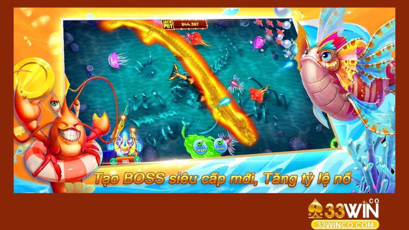 Ưu điểm nổi bật của game bắn cá xèng tại 33Win