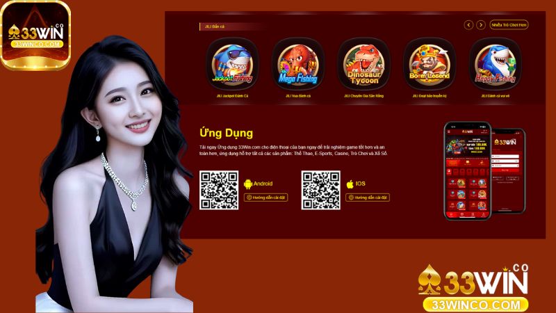 Vào 33Win chính thống -> tải app